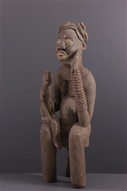 Arte Africano - Estatua conmemorativa Bangwa Lefem